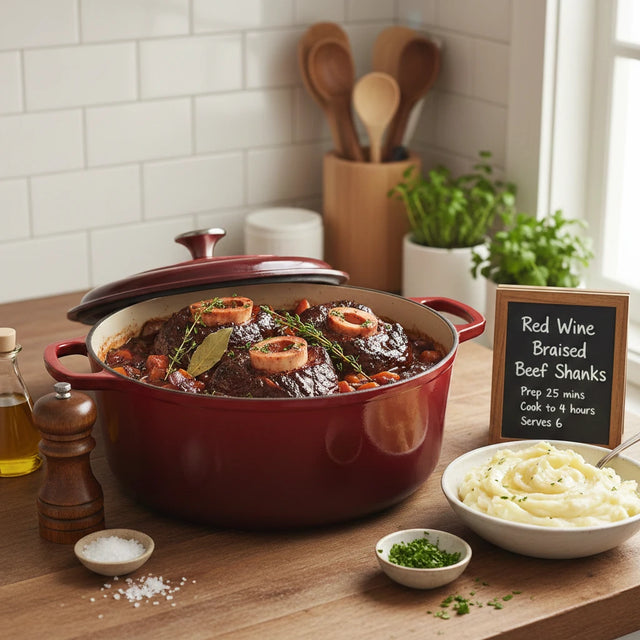 Red Wine Braised Beef Shanks