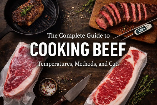 The complete guide to cooking beef. Temperatures, methods and cuts explained.