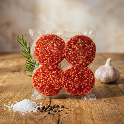 Burger Patties Pack with Rosemary, Salt and Pepper