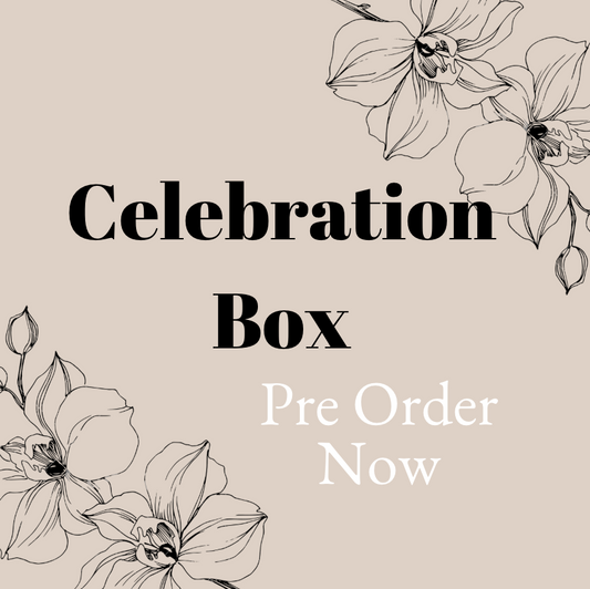 Celebration Box pre-order announcement with floral design background — Diamond D Ranch