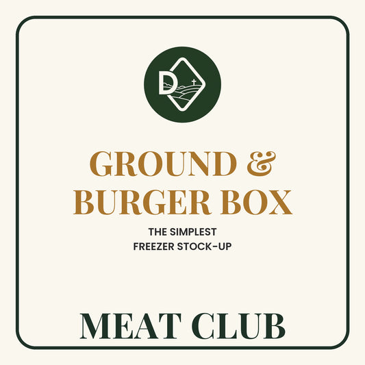 Ground & Burger Box Label