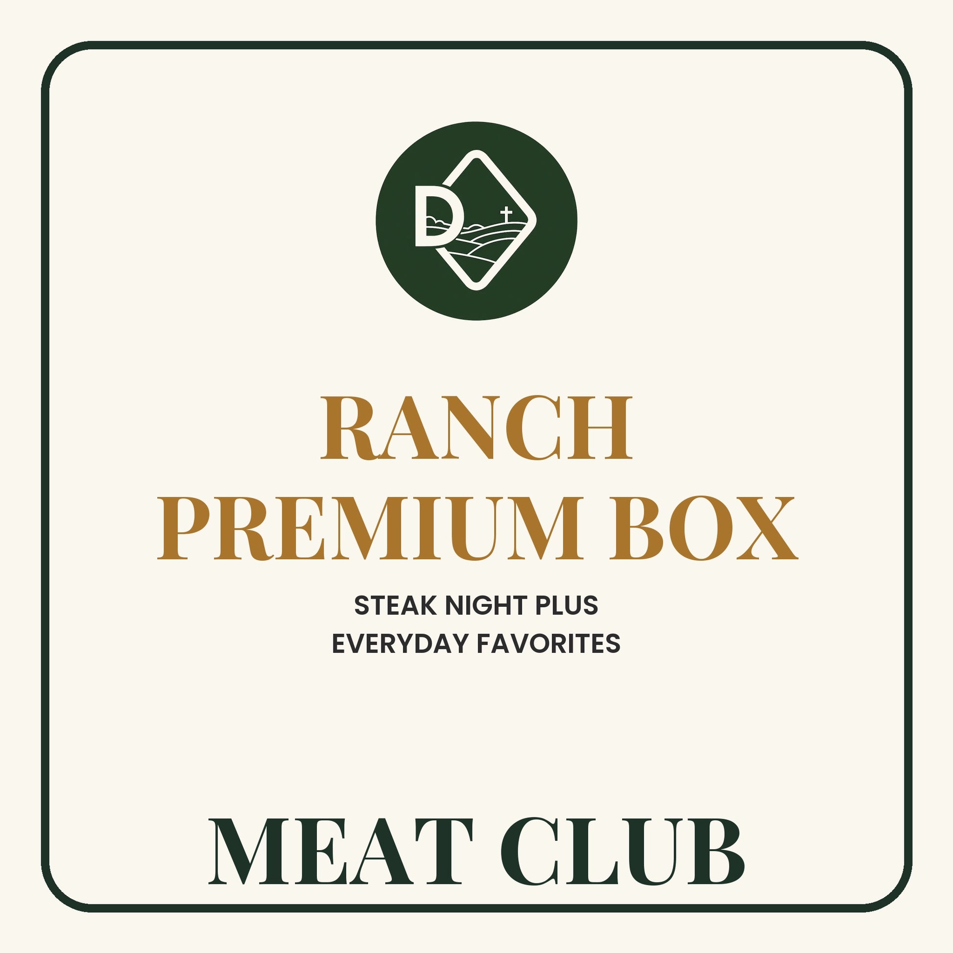 Ranch premium box label from Diamond D Ranch