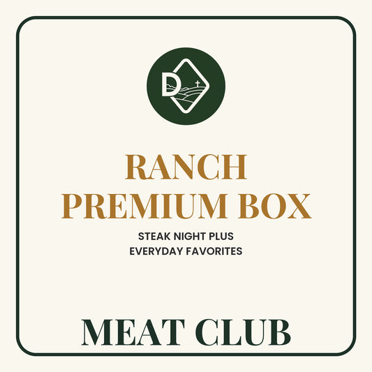 Ranch premium box label from Diamond D Ranch