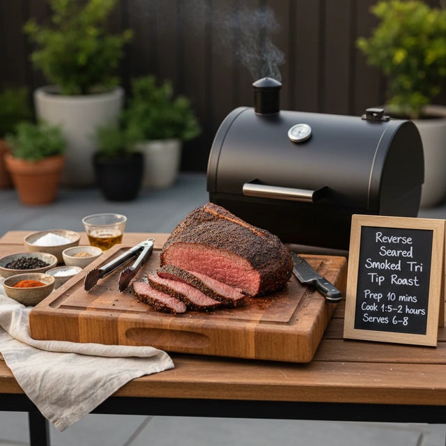 Reverse Seared Smoked Tri Tip Roast
