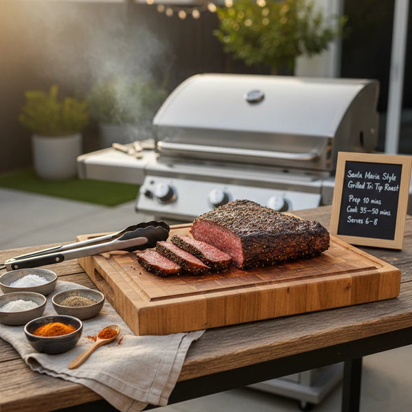 Santa Maria Style Grilled Tri Tip Roast